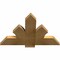 Ekena Millwork Redmond Rough Sawn Timber Gable Bracket, Western Red Cedar, 36"W x 24"H x 2"D x 6"F, 16/12 Pitch GBW036X24X0206RED00RWR - alternate 2